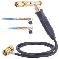 TAUSOM Propane Torch Head Kit,Trigger Start Propane Torch Kit with 60inch Hose,Blow Torch Head with Rubber Wrapped Torch Body...
