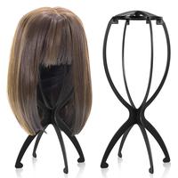 2 Pack Wig Stand, Portable Wig Holder Wig Head Stand for All Wigs Travel Wig Hair Stylist Gifts for Women