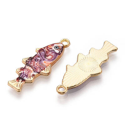 Alloy Enamel Pendants