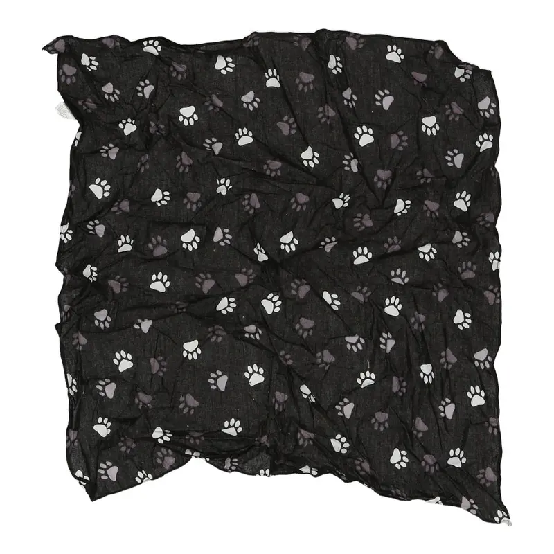 Unbranded Scarf - No Size Black Cotton
