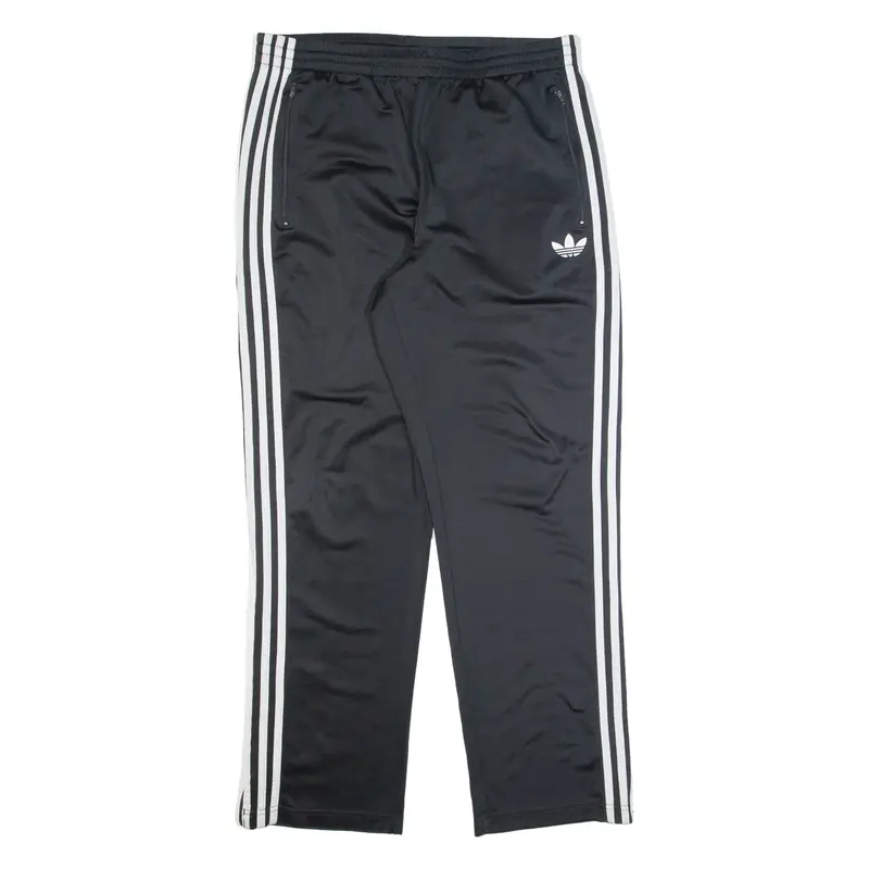 ADIDAS Mens Sweatpants Black Straight L W34 L30
