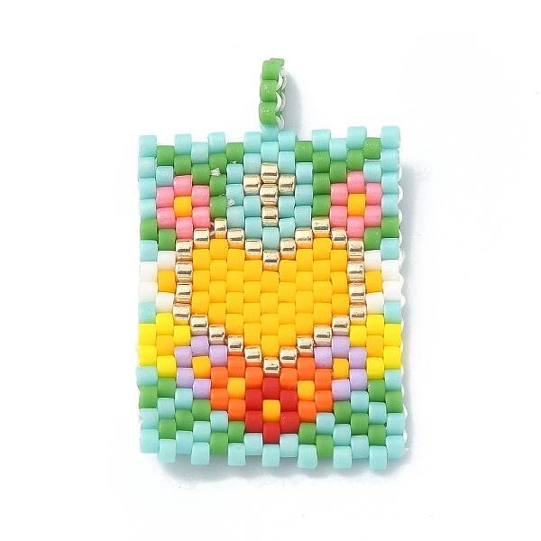 Handmade Japanese Seed Loom Pattern Seed Beads