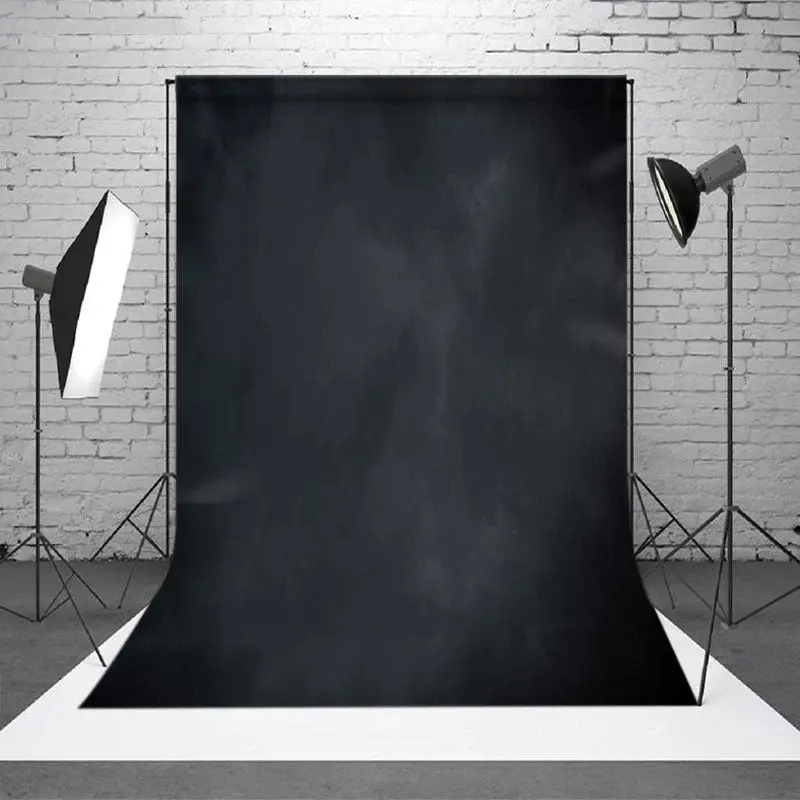 Professional Black Abstract Texture Backdrop For Photo - Aperturee