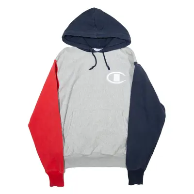 CHAMPION REVERSE WEAVE Mens Grey Hoodie M