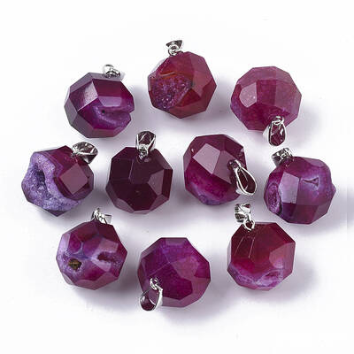 Natural Agate Pendants