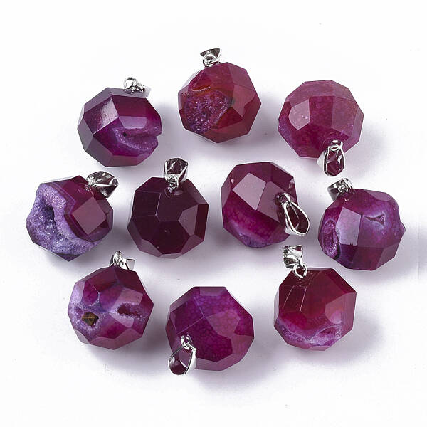 Natural Agate Pendants