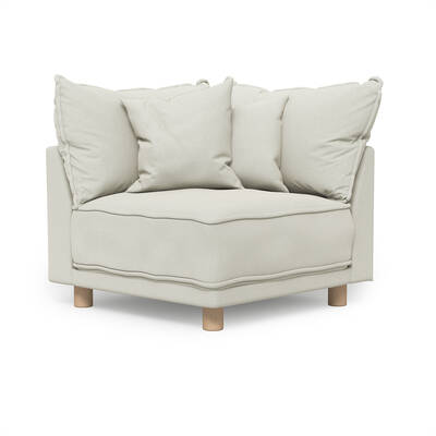 Oslo Sectional Corner Piece (Vanilla)