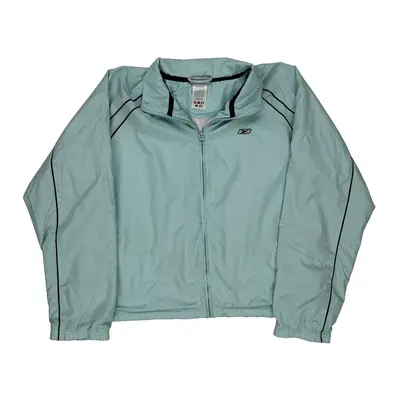 Reebok Track Jacket - XL Blue Polyester