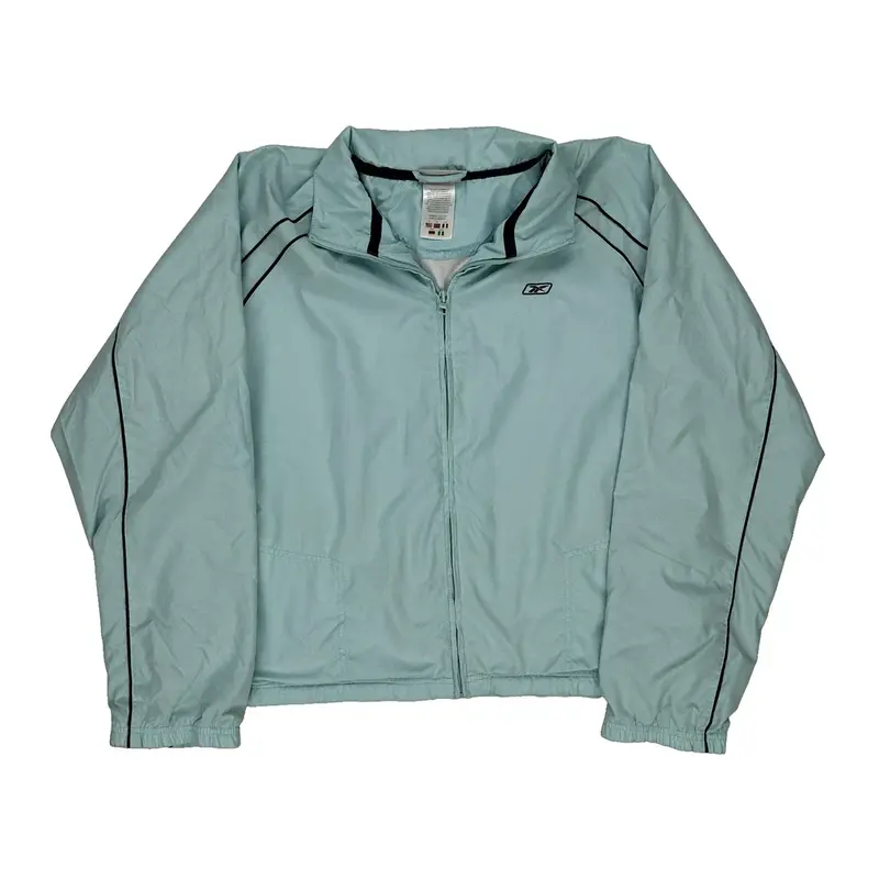 Reebok Track Jacket - XL Blue Polyester