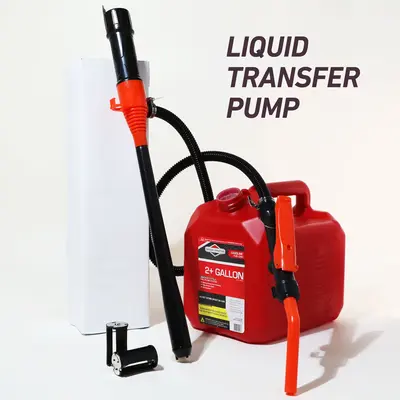Portable Transfer Pump-Batterypowered Fuel Siphon Pump with Nozzle,Electric Fuel gasoline Pump for 2.6 GPM,for Gas Water liqu...