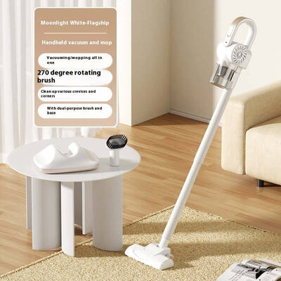 Mites Instrument Three-in-one Wireless Handheld Large Suction Vacuum Cleaner | Color: SK002 White | Specifications: English P...