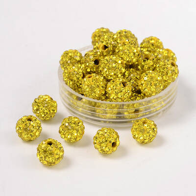 Pave Disco Ball Beads