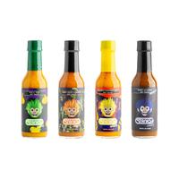 Stanky Sauce Hot Sauce 4-Pack Adventure Pack - Garlic Datil Pepper Hot Sauce, Honey Mango Habanero Hot Sauce, Pineapple Haban...