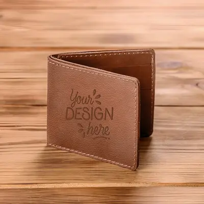 Leather Wallet - Rawhide-One Side
