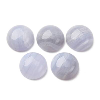 Natural Blue Lace Agate Cabochons