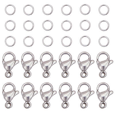 304 Stainless Steel Lobster Claw Clasps