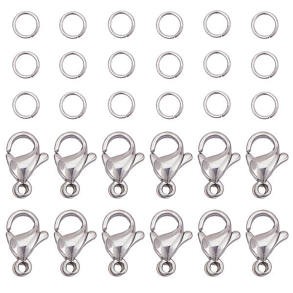 304 Stainless Steel Lobster Claw Clasps