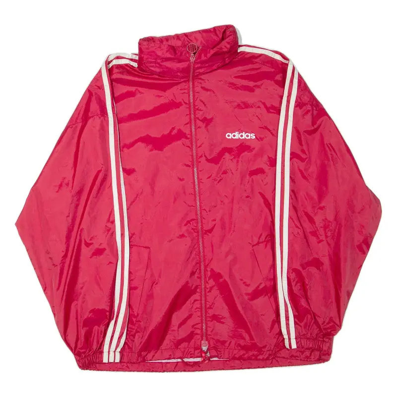 ADIDAS Mens Track Jacket Red L