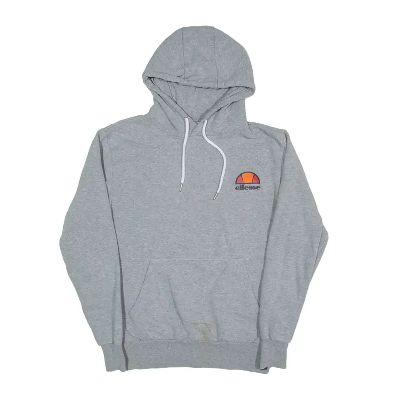 ELLESSE Hoodie Grey Pullover Mens S