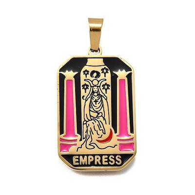 Tarot 304 Stainless Steel Enamel Pendants