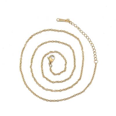 304 Stainless Steel Cable Chains Necklace for Men Women