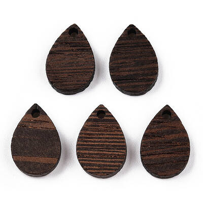 Natural Wenge Wood Pendants