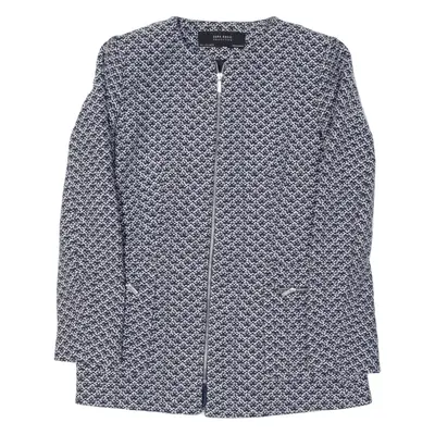 ZARA Basic Jacket Blue Womens L