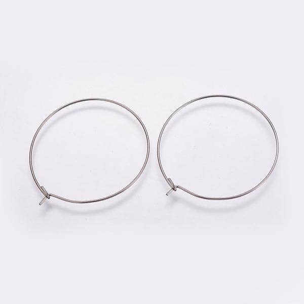 316 Surgical Stainless Steel Hoop Earrings Findings