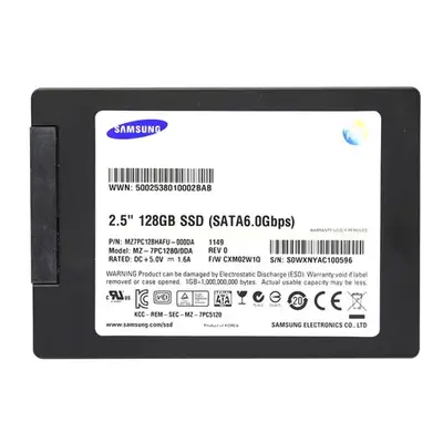 MZ-7PC1280 Samsung 830 Series 128GB 2.5-inch 6GB/s SATA NAND MLC (Basic Kit) Solid State Drive