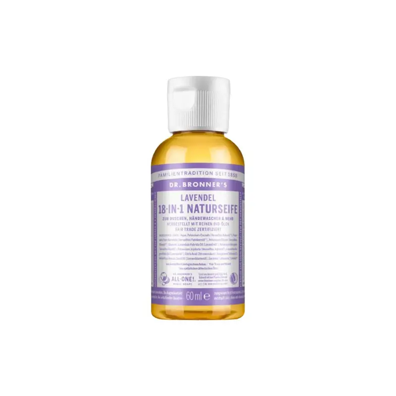 Dr. bronner's Liquid Soap 18in1 - Lavender, 60 ml