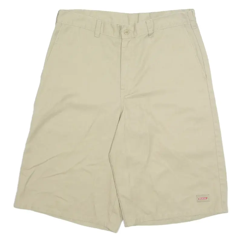 DICKIES Mens Workwear Shorts Beige M W34