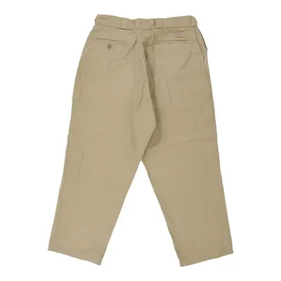 Dickies Trousers - 37W 28L Beige Cotton Blend