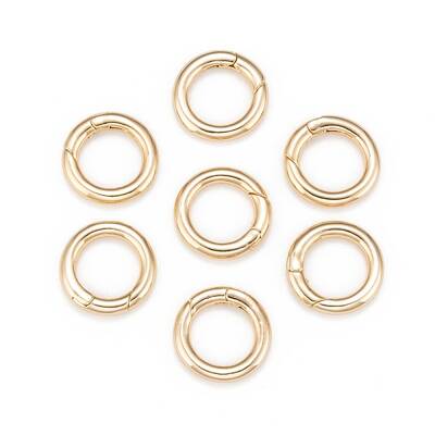 Brass Spring Gate Rings