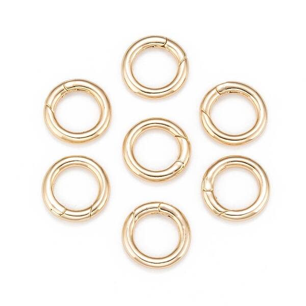 Brass Spring Gate Rings