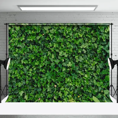 Aperturee Vibrant Dense Green Foliage Natural Plant Backdrop | Spring Photo Back Drop | Spring Backdrop For Pictures | Spring...