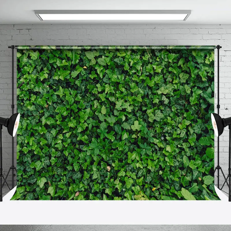 Aperturee Vibrant Dense Green Foliage Natural Plant Backdrop | Spring Photo Back Drop | Spring Backdrop For Pictures | Spring...