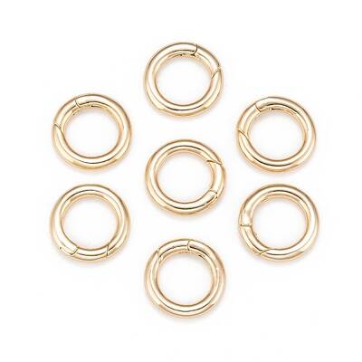 Brass Spring Gate Rings