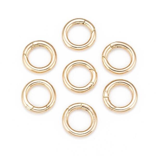 Brass Spring Gate Rings