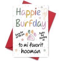 Pet Themed Birthday Card, 1/3 Counts Happy Birthday Card with Envelope, Fun and Colorful Design Birthday Gift for Pet Owners,...