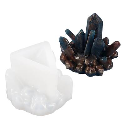 DIY Crystal Cluster Silicone Molds