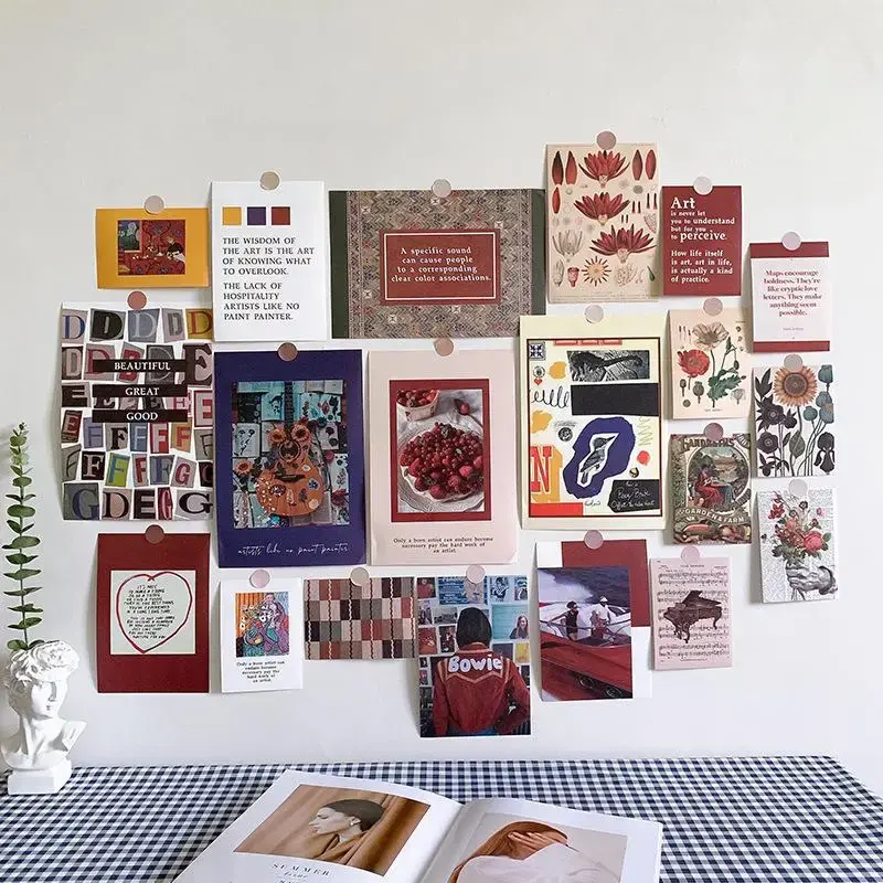 20pcs/set Wall Art Poster, Creative Wall Decoration, Personality Picture for Home Bedroom Living Room Dormitory Decor