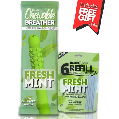 HealthChews FlexBar Aromatherapy Essential Oil Habit-Relief Fidget Tool with Refill  US Made - Fitness