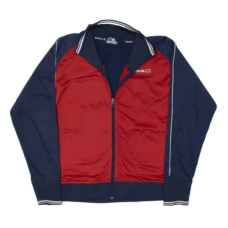REEBOK Track Jacket Red Womens UK 16