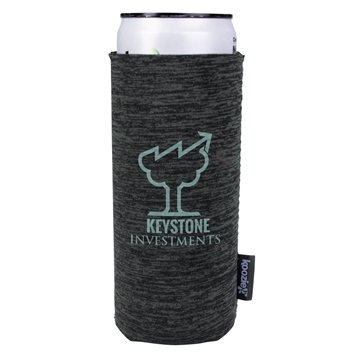 250 Custom Koozie Heather Collapsible Slim Can Cooler - Neoprene