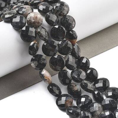 Natural Black Tourmaline Beads Strands
