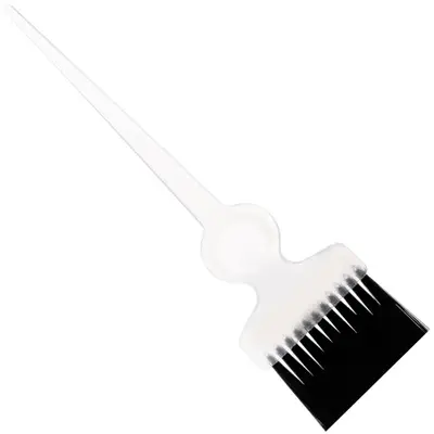 TERMIX Brush for mixing and applying paints: a wide transparent brush with black bristles