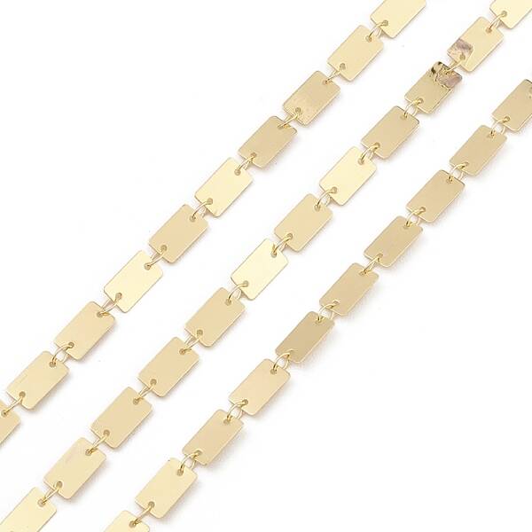 Brass Rectangle Link Chains