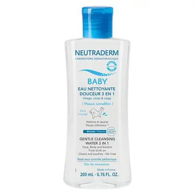 Neutraderm Baby Cleansing Water Softness 3 in 1 Sensitive Skin 200ml