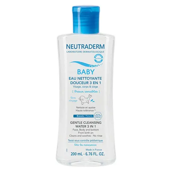Neutraderm Baby Cleansing Water Softness 3 in 1 Sensitive Skin 200ml
