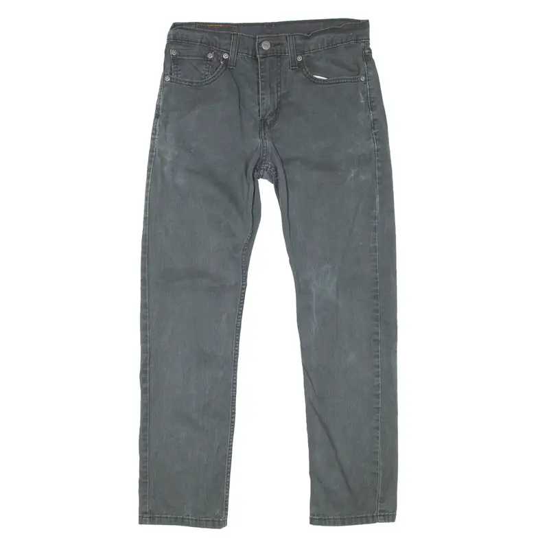 LEVI'S 502 Jeans Grey Denim Regular Tapered Mens W29 L27